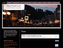 Tablet Screenshot of enjoydeadwood.com